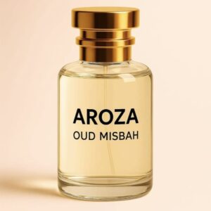 AROZA Oud Misbah Perfume Kashmiri oud amber radiant luxury fragrance bottle